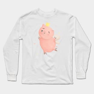 The Pig King Long Sleeve T-Shirt